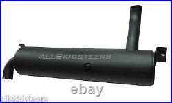 skid steer muffler tail pipe|bobcat spark arrestor muffler.